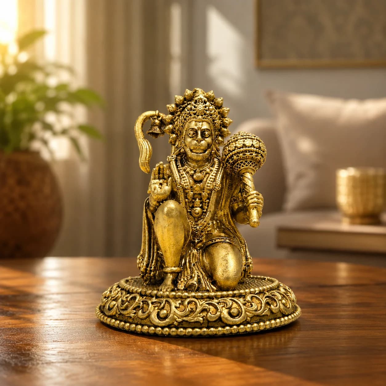 Hanuman Brass Idol